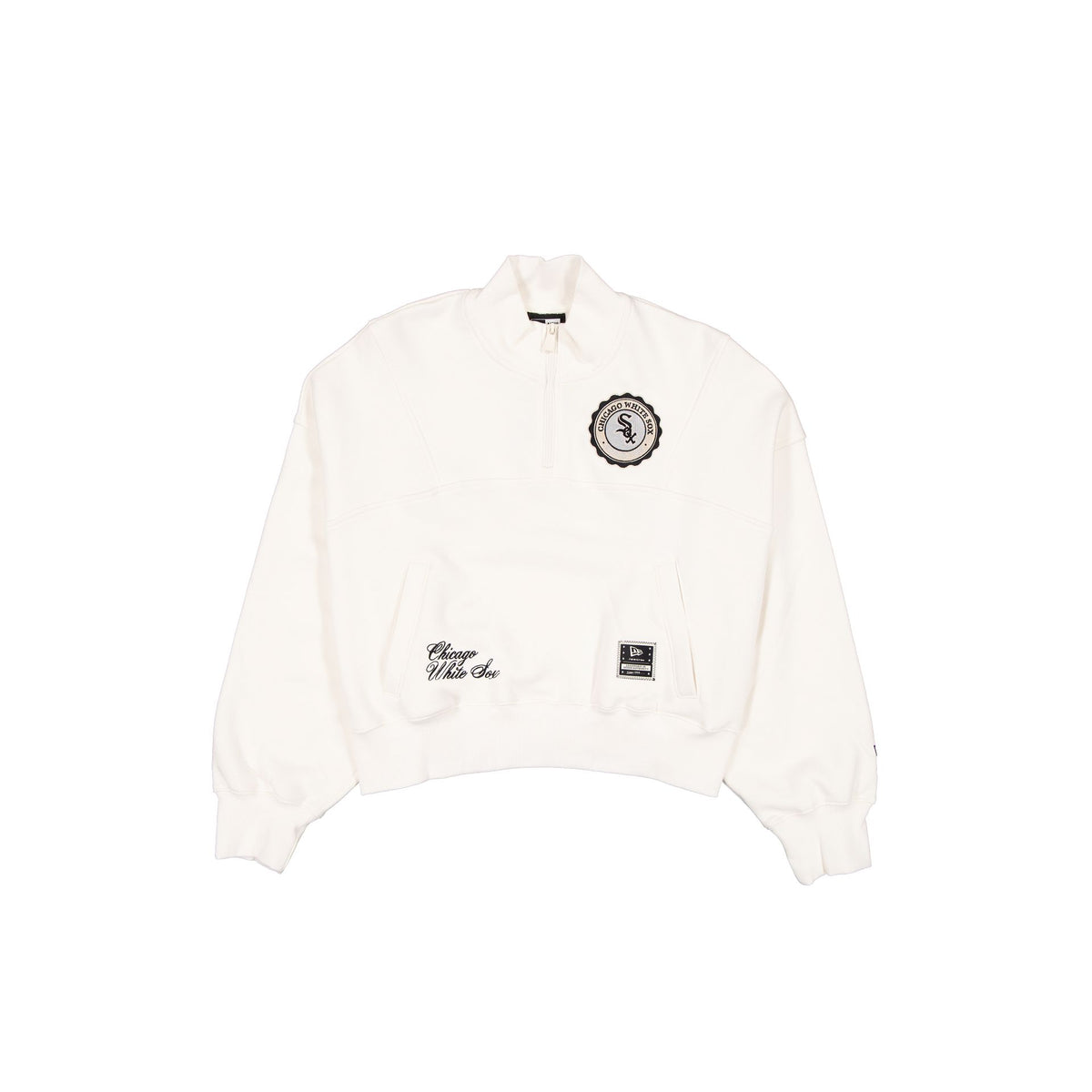 Chicago White Sox Women's Chrome White Quarter Zip
