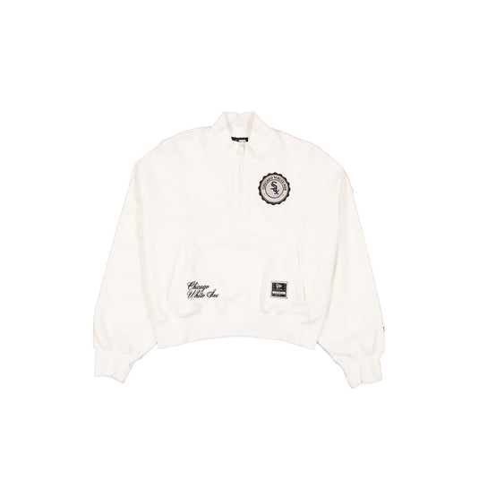 Chicago White Sox Women's Chrome White Quarter Zip