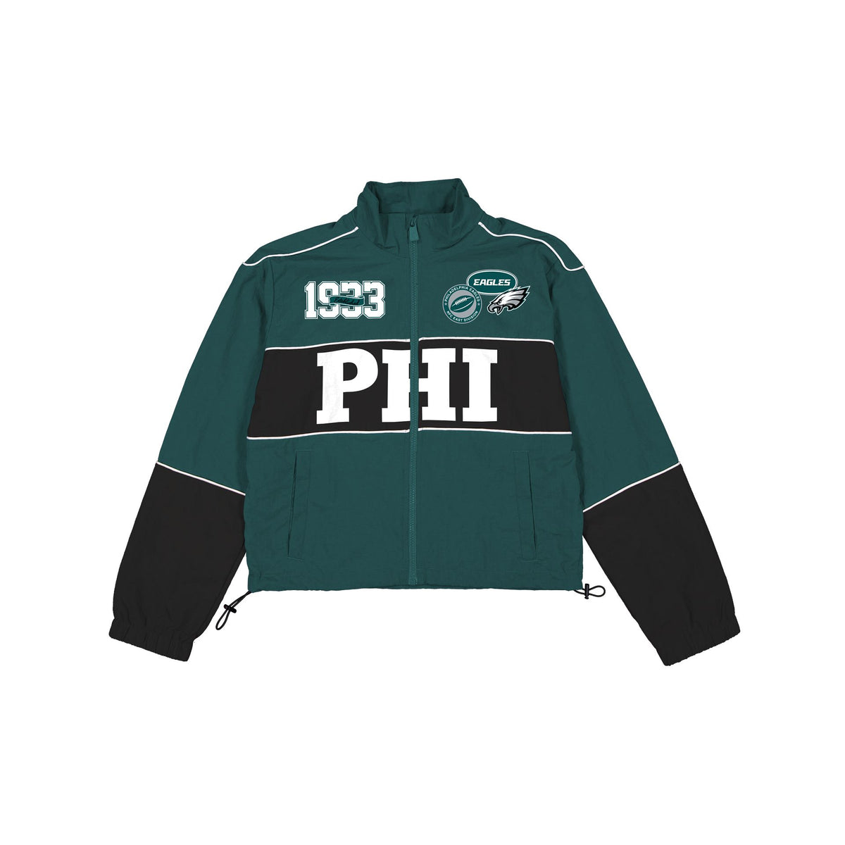 Philadelphia Eagles Women's Cropped Windbreaker