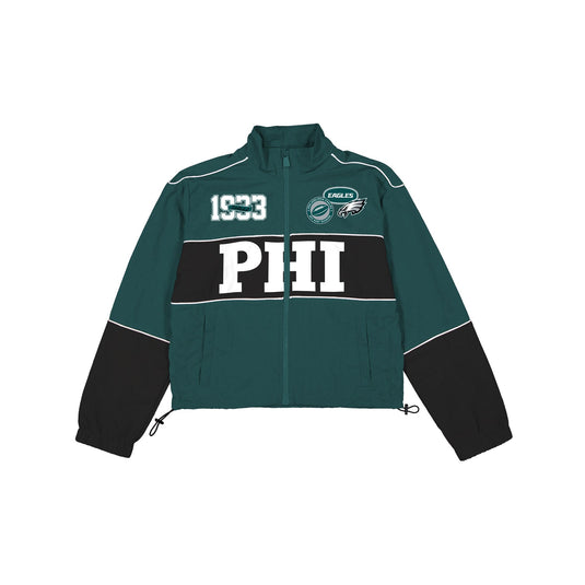 Philadelphia Eagles Women's Cropped Windbreaker