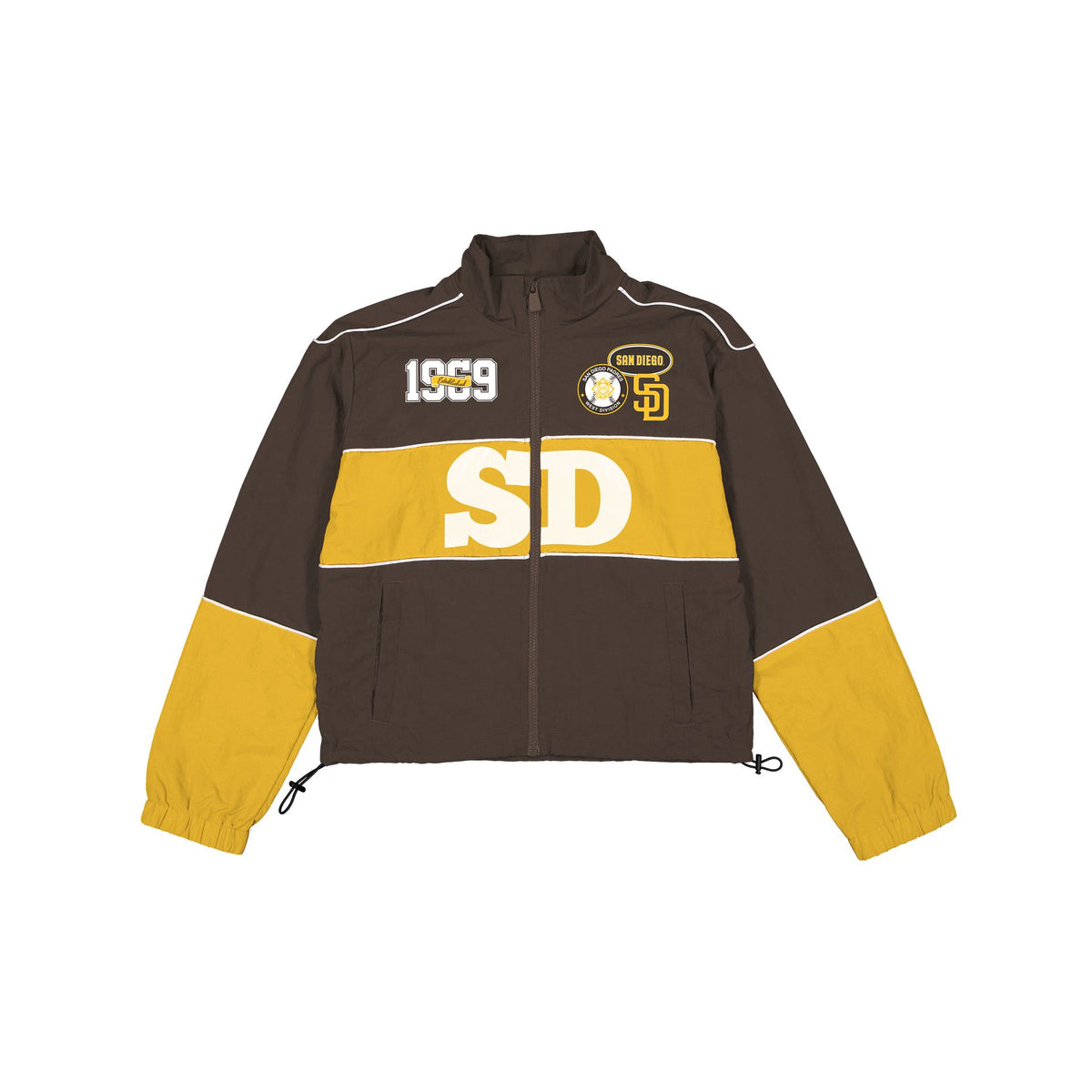 San Diego Padres Women's Cropped Windbreaker