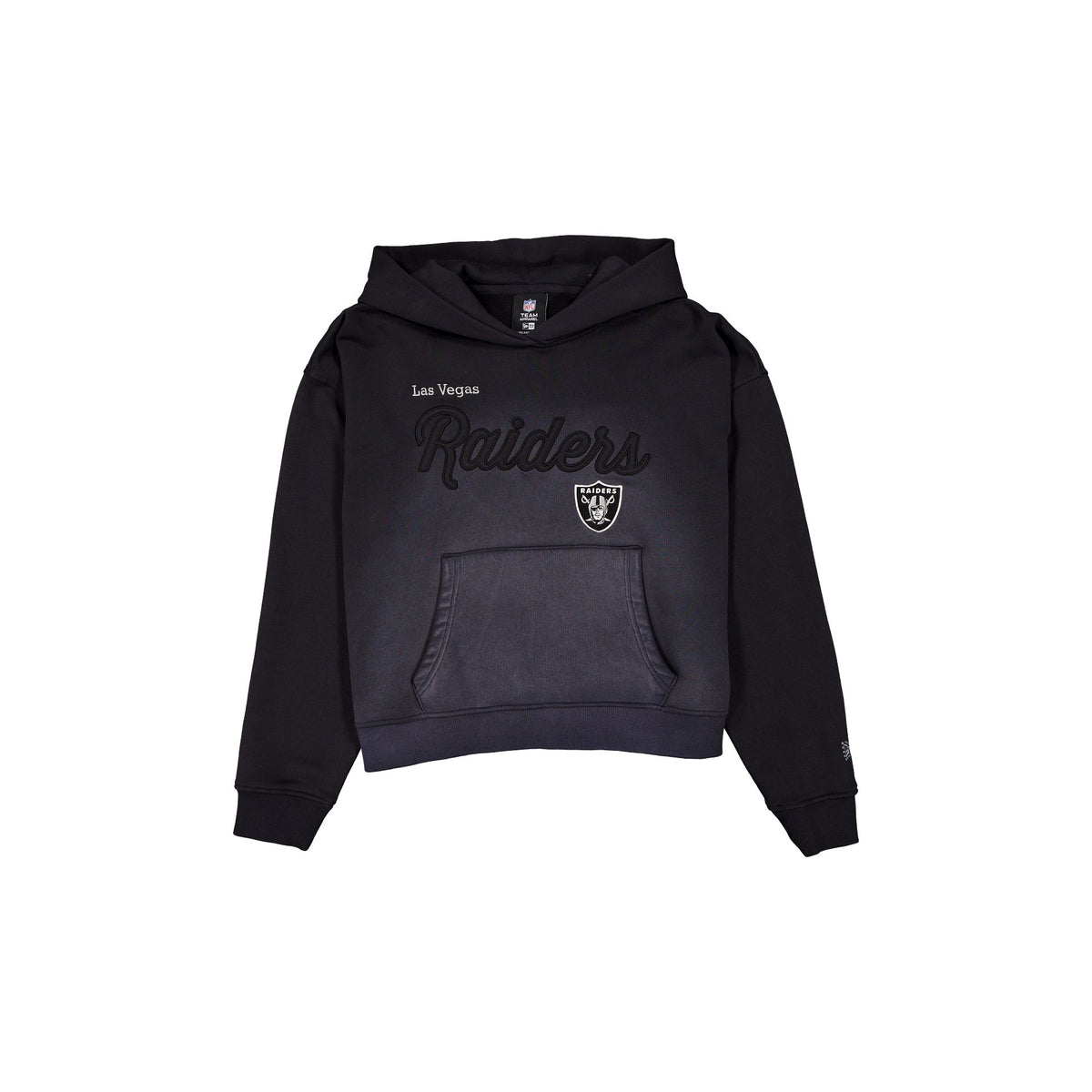 Las Vegas Raiders Women's Washed Cropped Hoodie