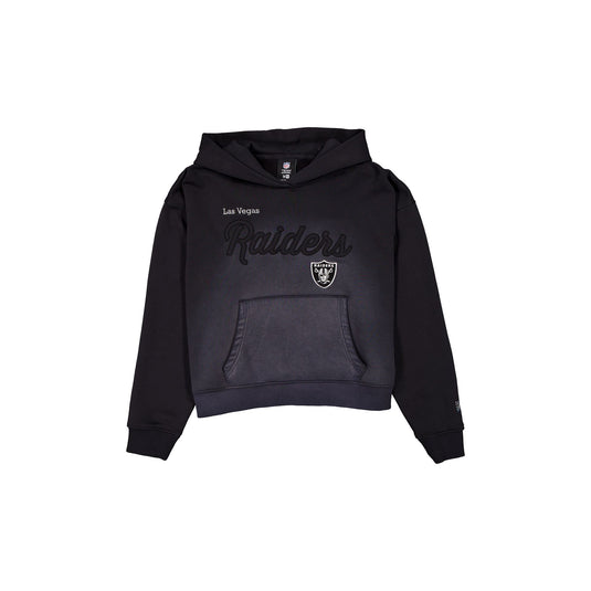 Las Vegas Raiders Women's Washed Cropped Hoodie