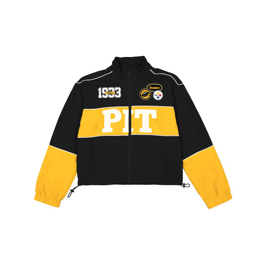 Pittsburgh Steelers Women's Cropped Windbreaker