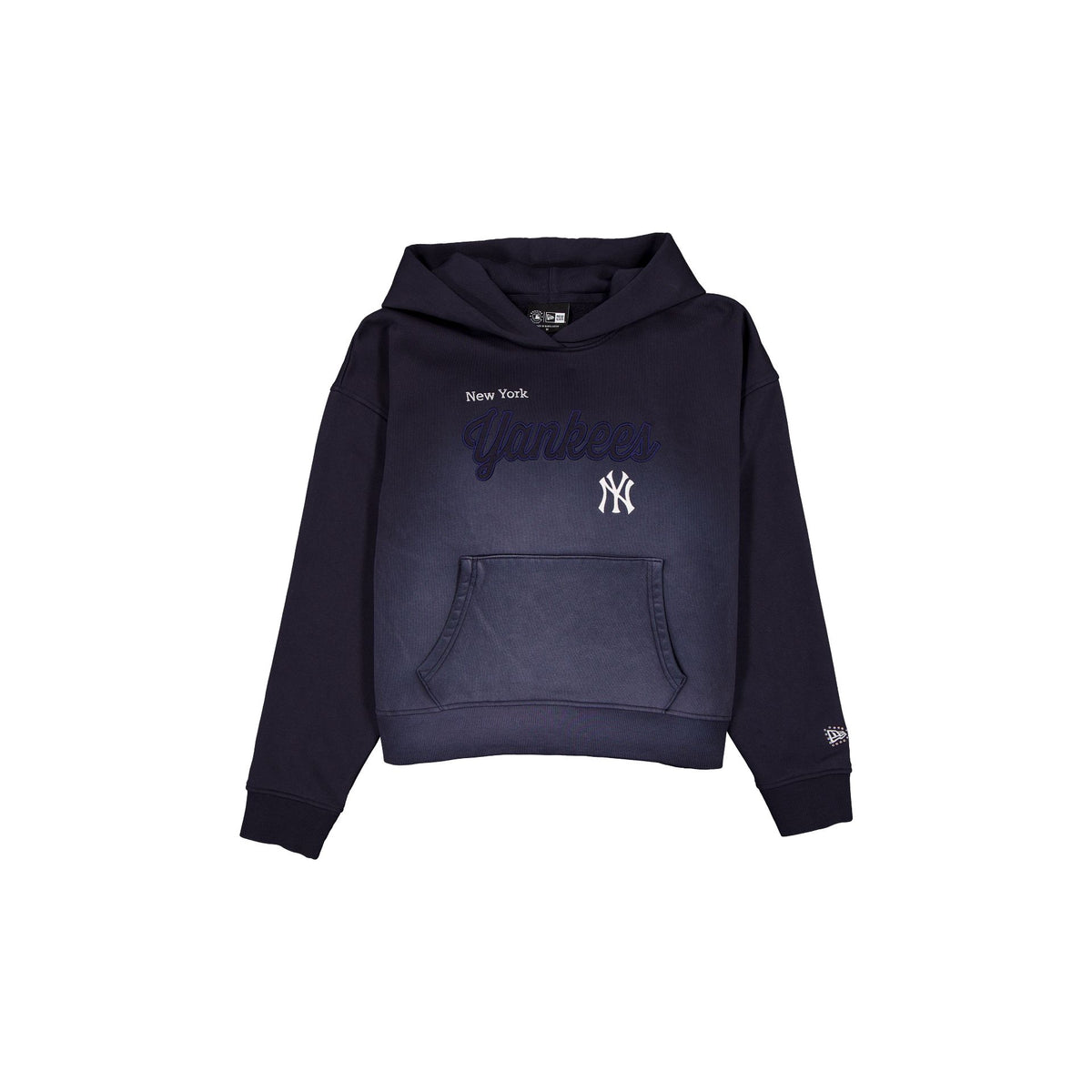 New York Yankees Women's Washed Cropped Hoodie
