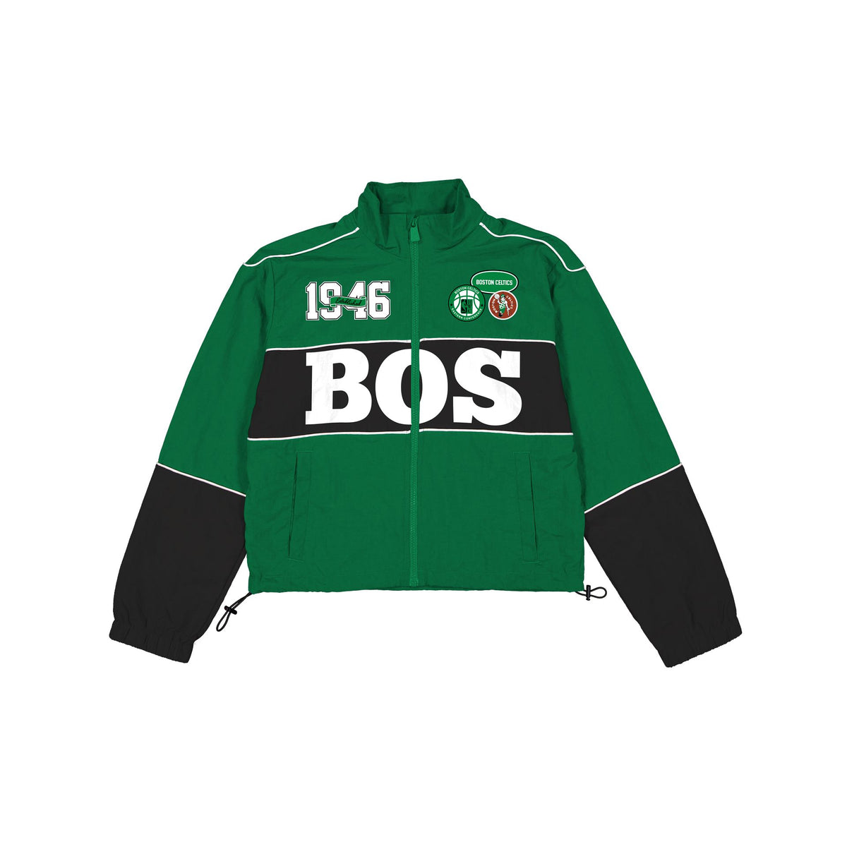 Boston Celtics Women's Cropped Windbreaker