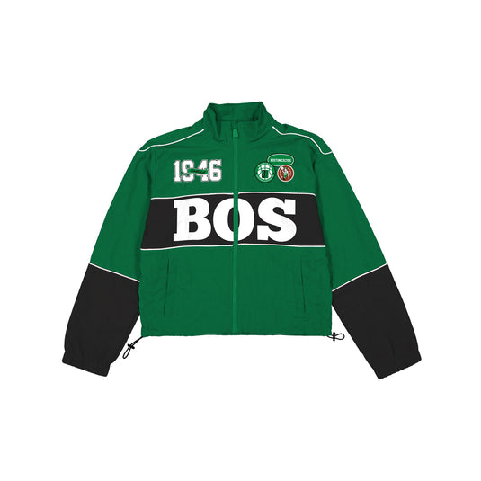 Boston Celtics Women's Cropped Windbreaker