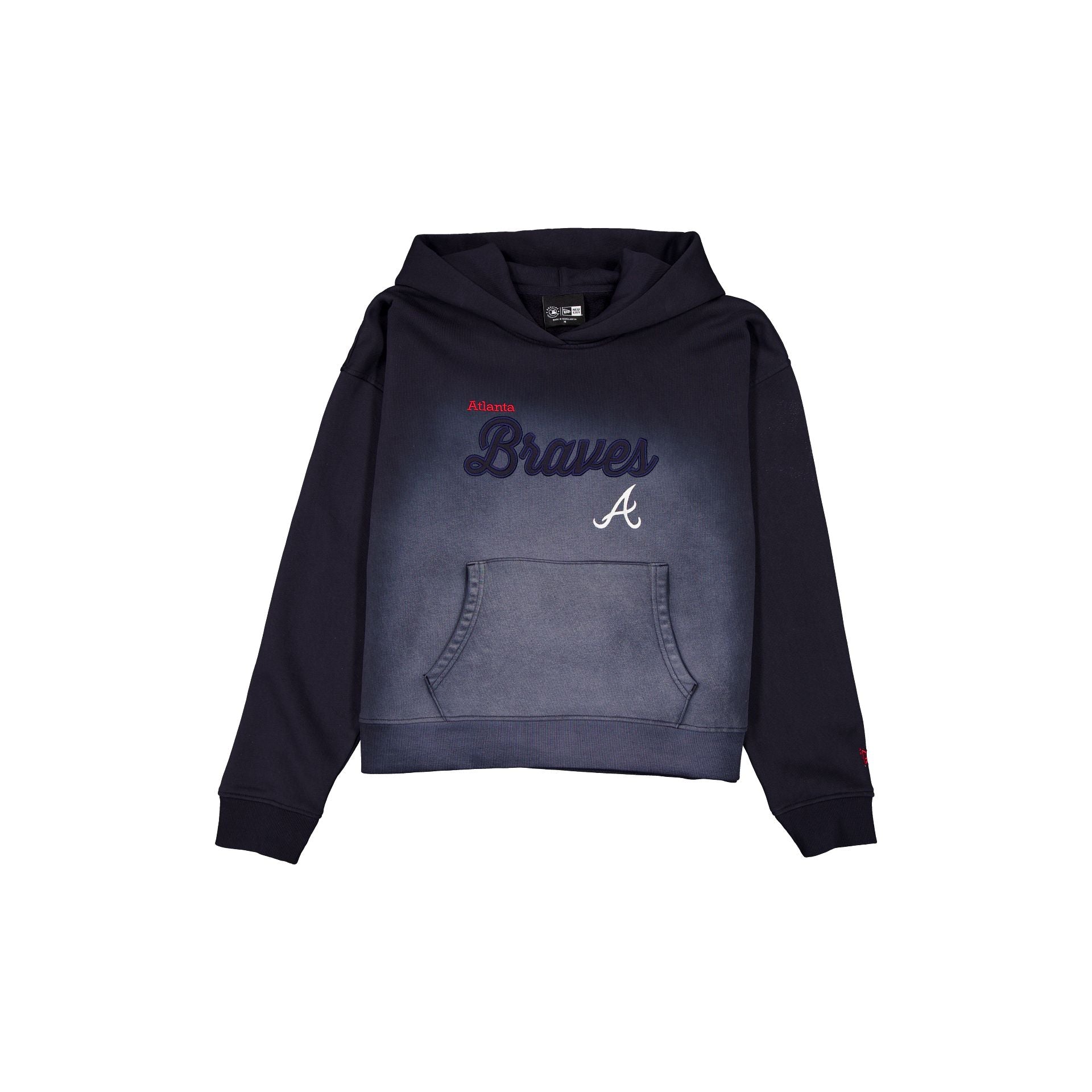 Atlanta Braves Women's Washed Cropped Hoodie