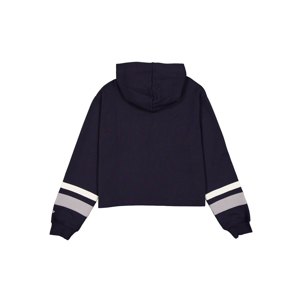 New York Yankees Women's Throwback Cropped Tie Hoodie