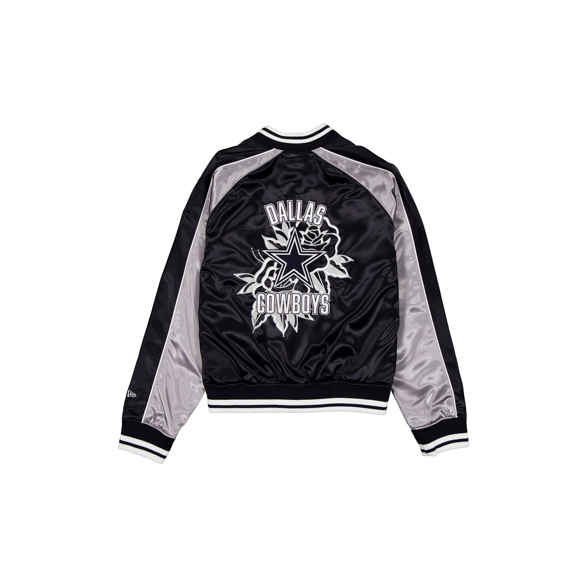 Dallas Cowboys Women's Floral Satin Varsity Jacket