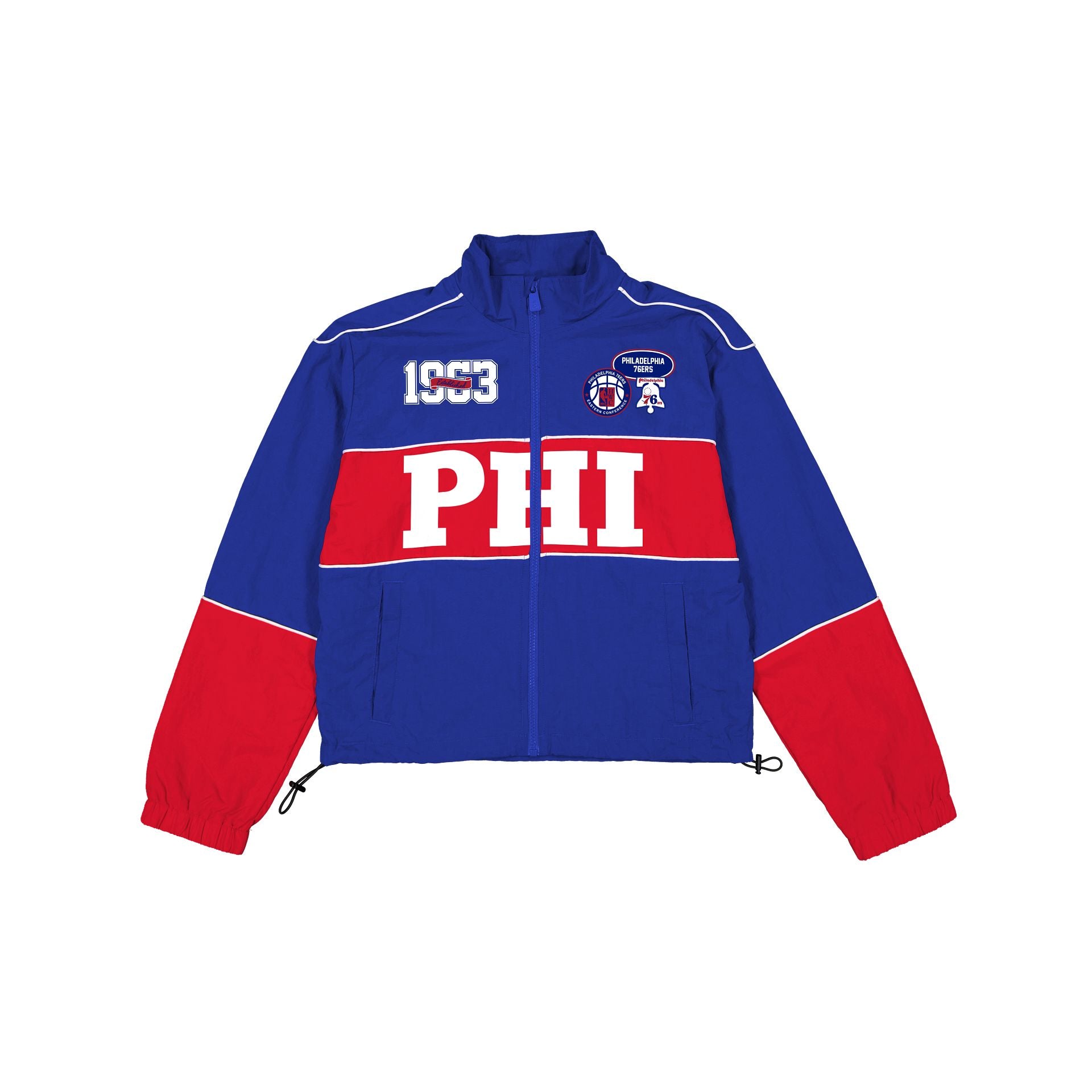 Philadelphia 76ers Women's Cropped Windbreaker