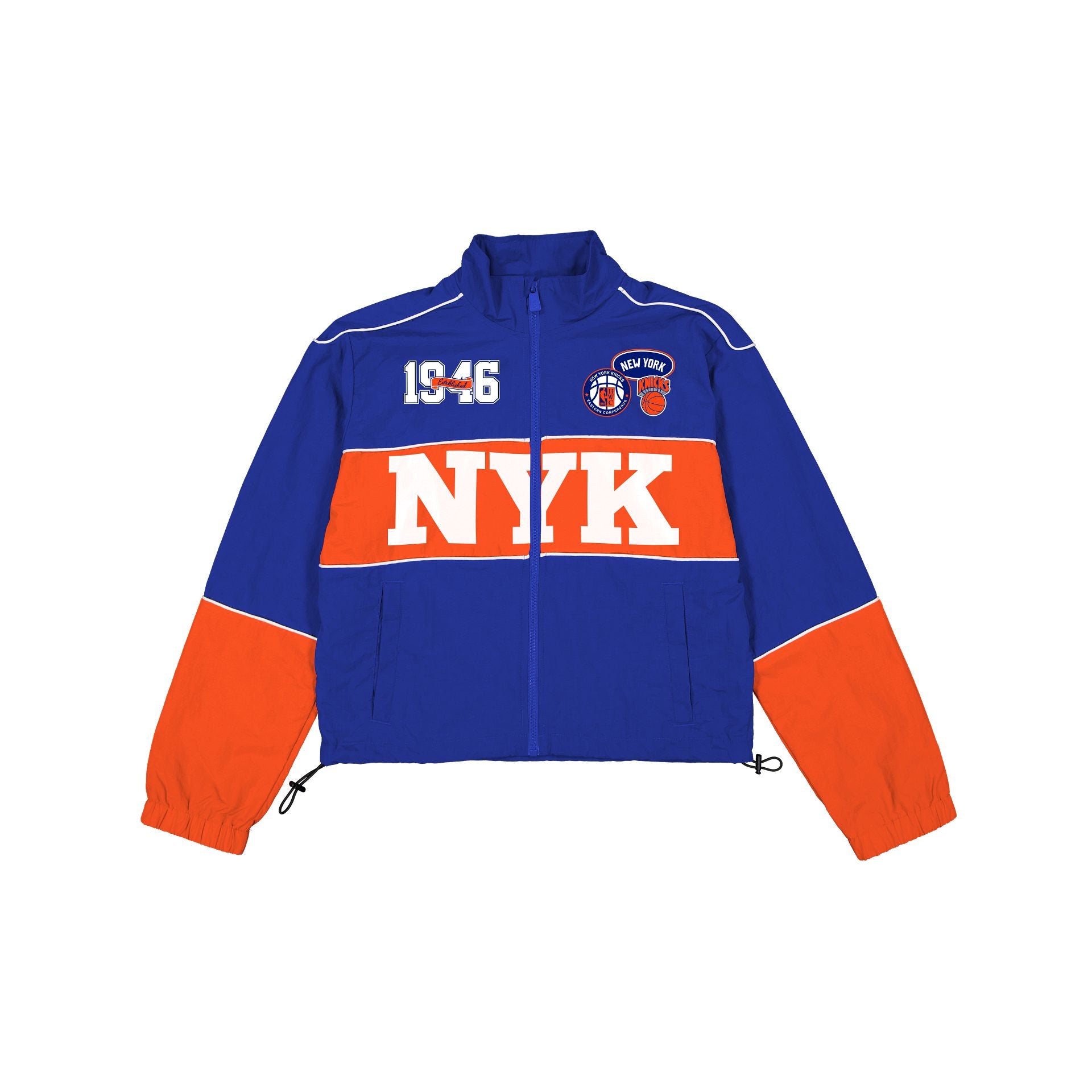 New York Knicks Women's Cropped Windbreaker