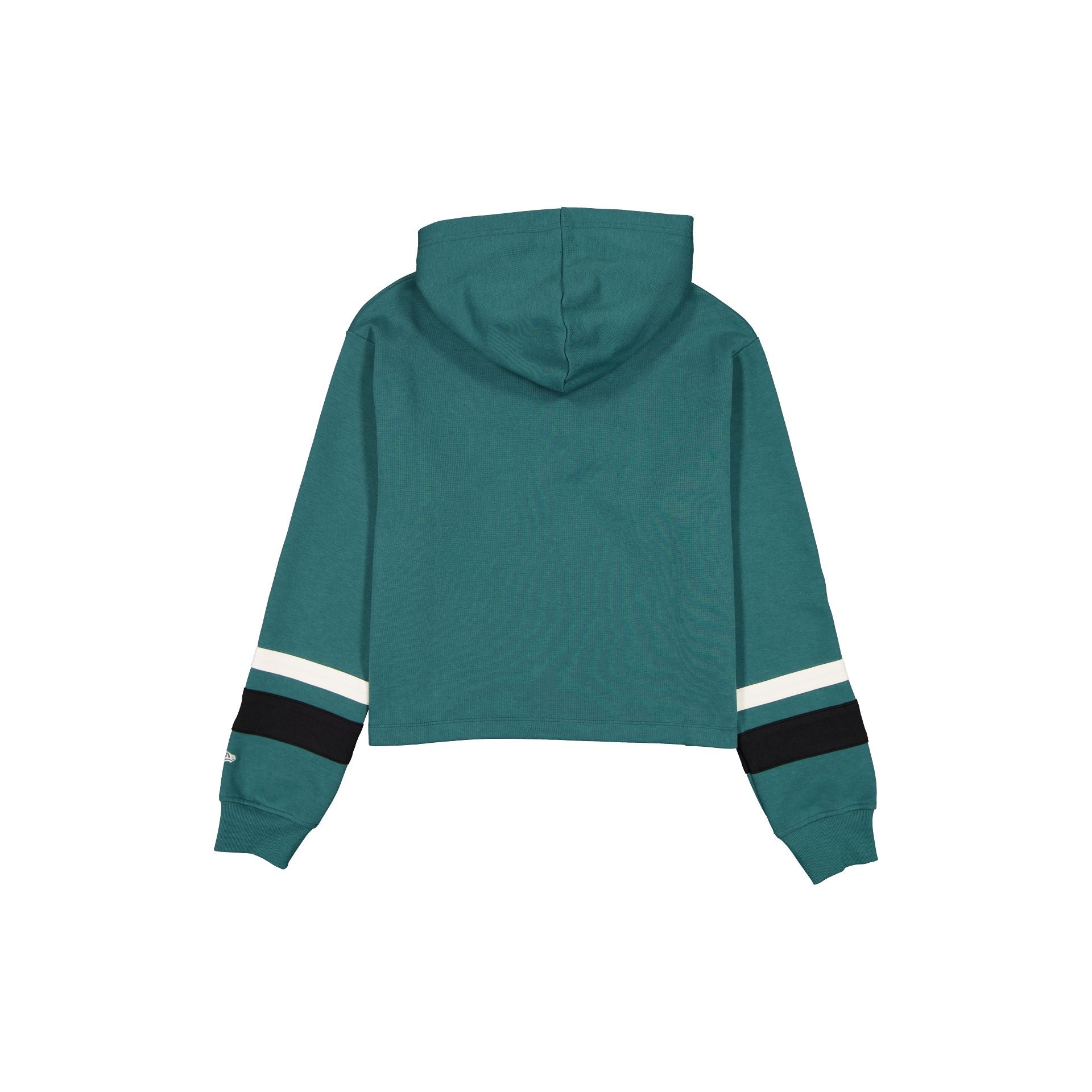 Philadelphia Eagles Women's Throwback Cropped Tie Hoodie