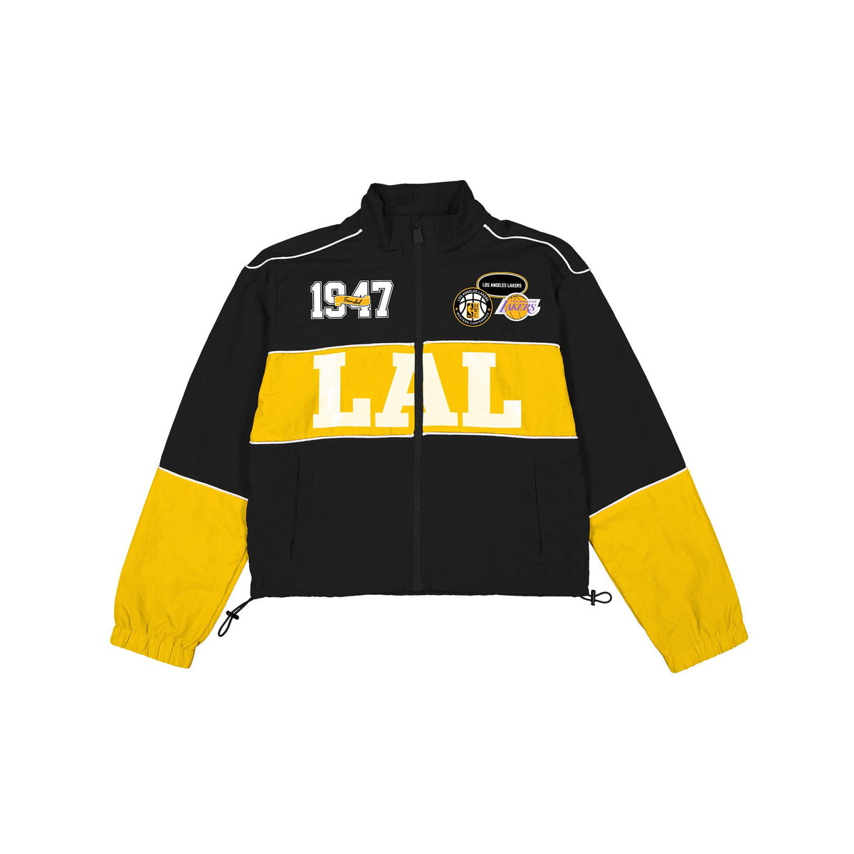 Los Angeles Lakers Women's Cropped Windbreaker