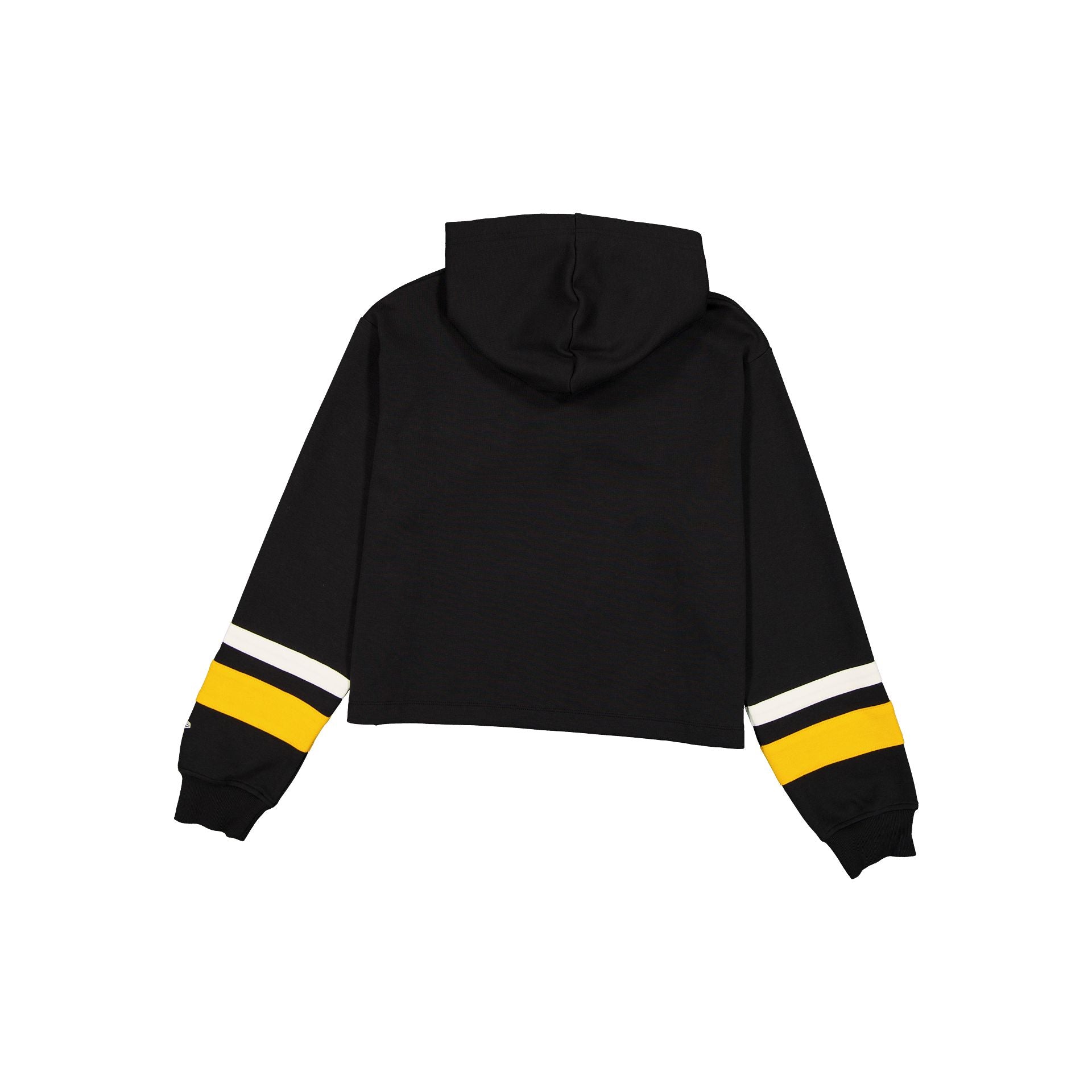 Pittsburgh Steelers Women's Throwback Cropped Tie Hoodie