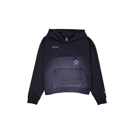 Dallas Cowboys Women's Washed Cropped Hoodie