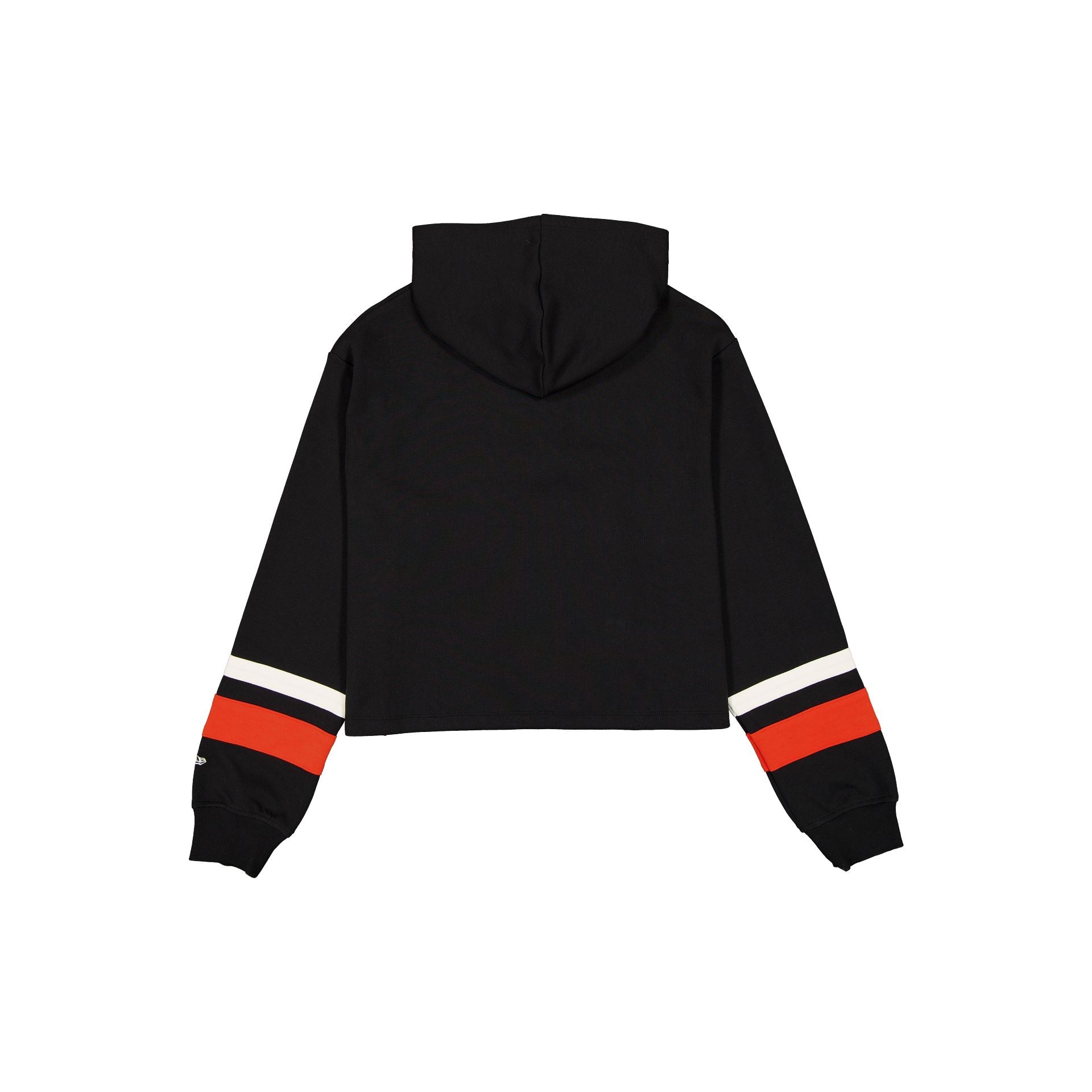 Anaheim Ducks Women's Throwback Cropped Tie Hoodie