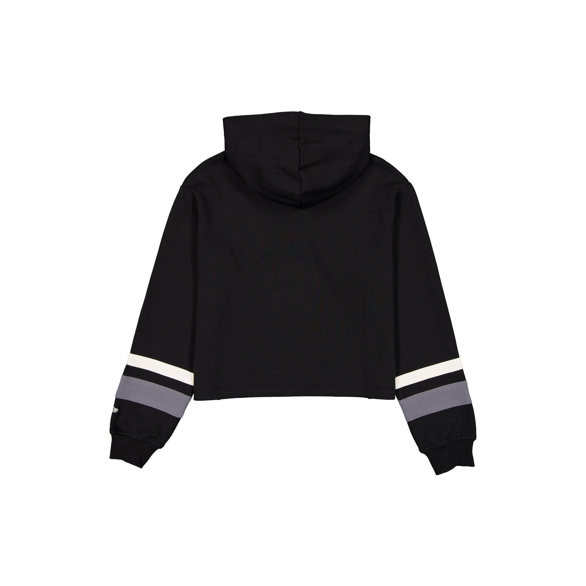 Las Vegas Raiders Women's Throwback Cropped Tie Hoodie