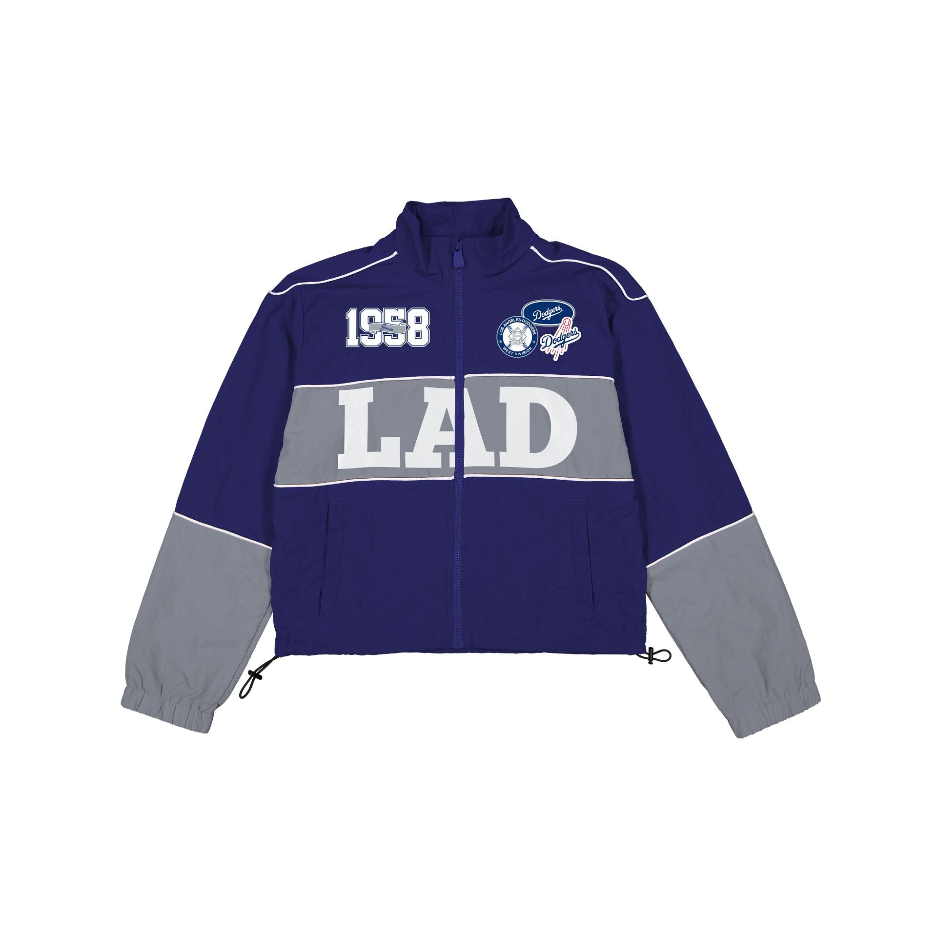 Los Angeles Dodgers Women's Cropped Windbreaker
