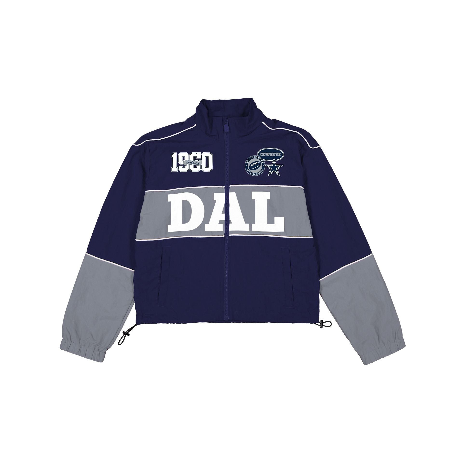 Dallas Cowboys Women's Cropped Windbreaker