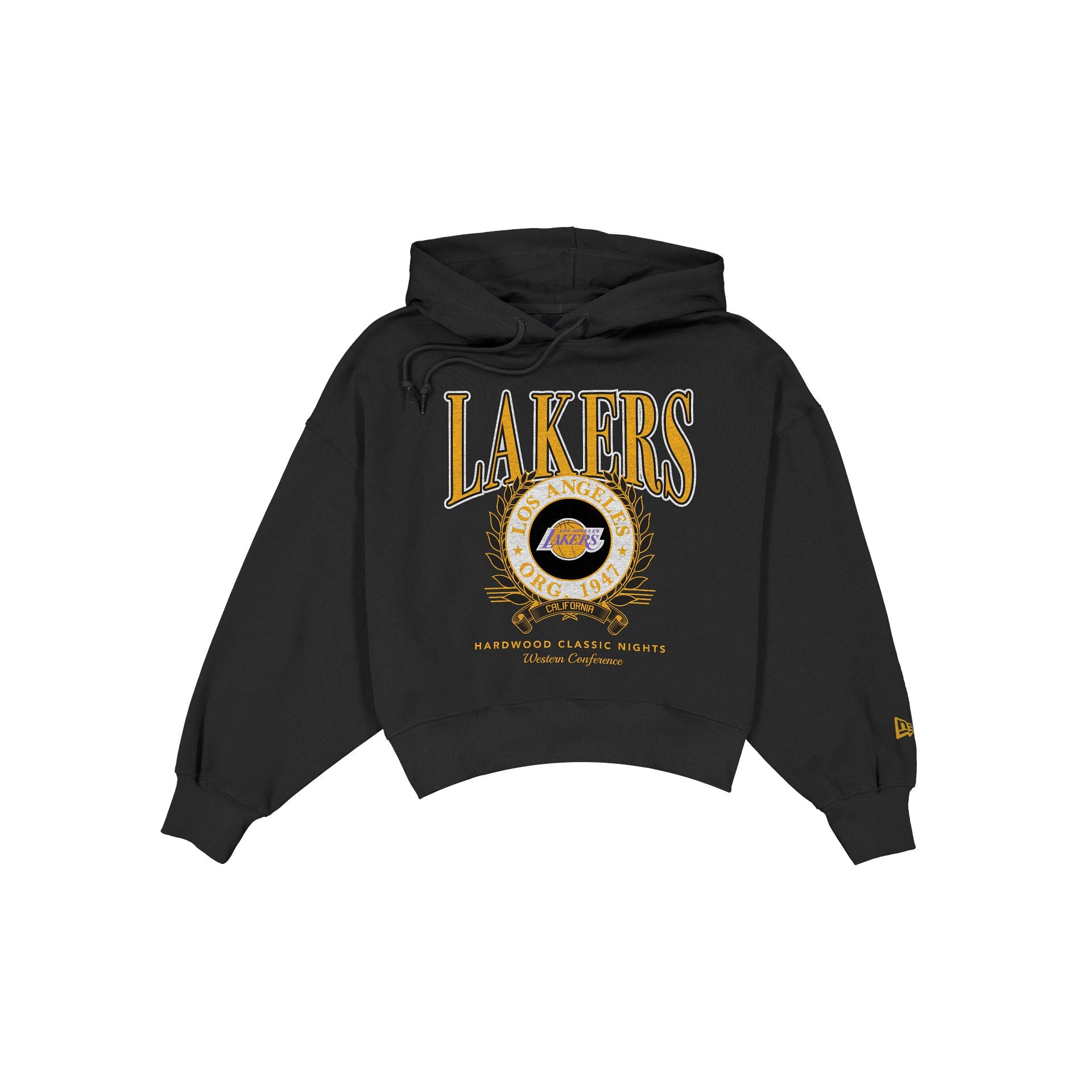 Los Angeles Lakers Women's Boxy Laurel Hoodie