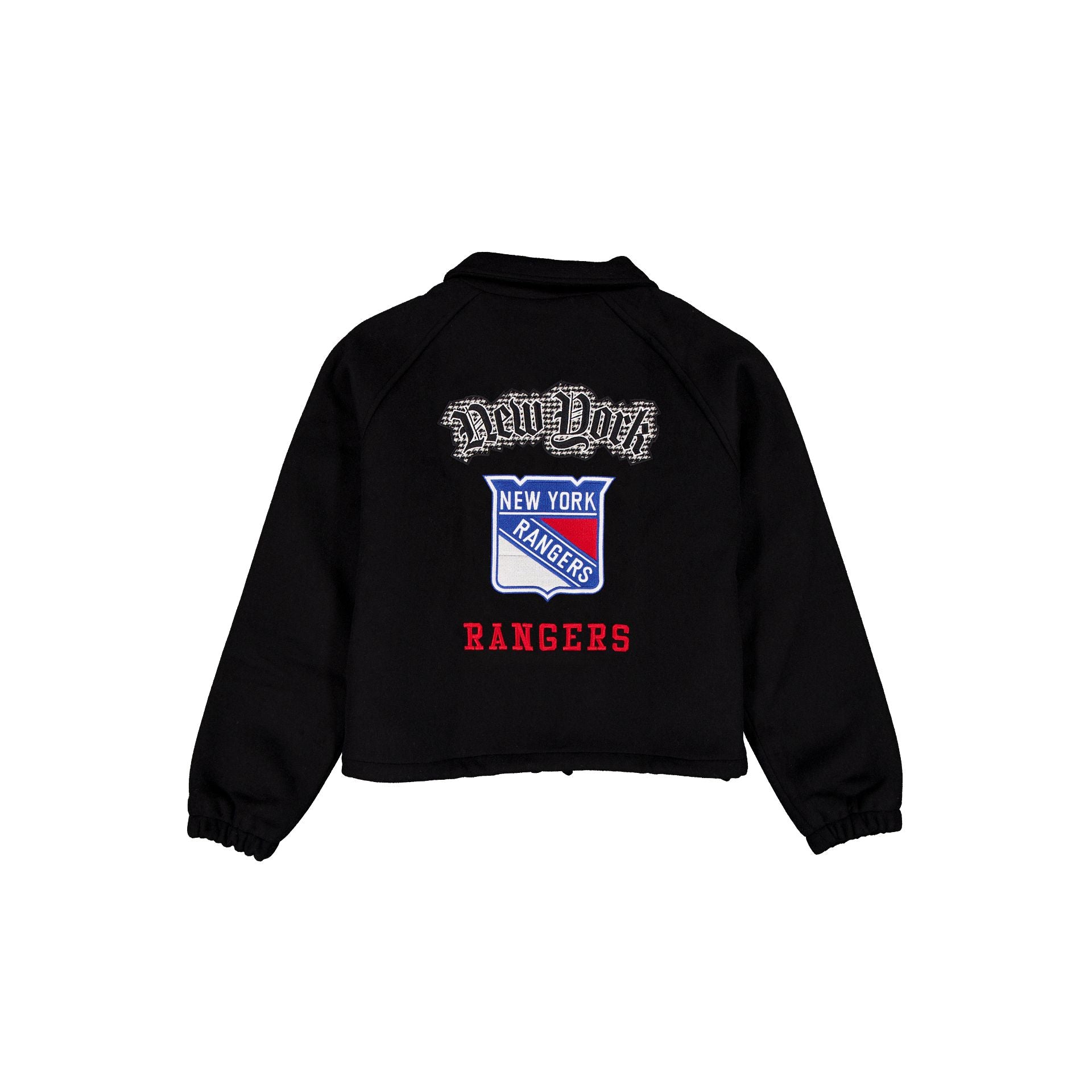 New York Rangers Women's Cropped Wool Jacket
