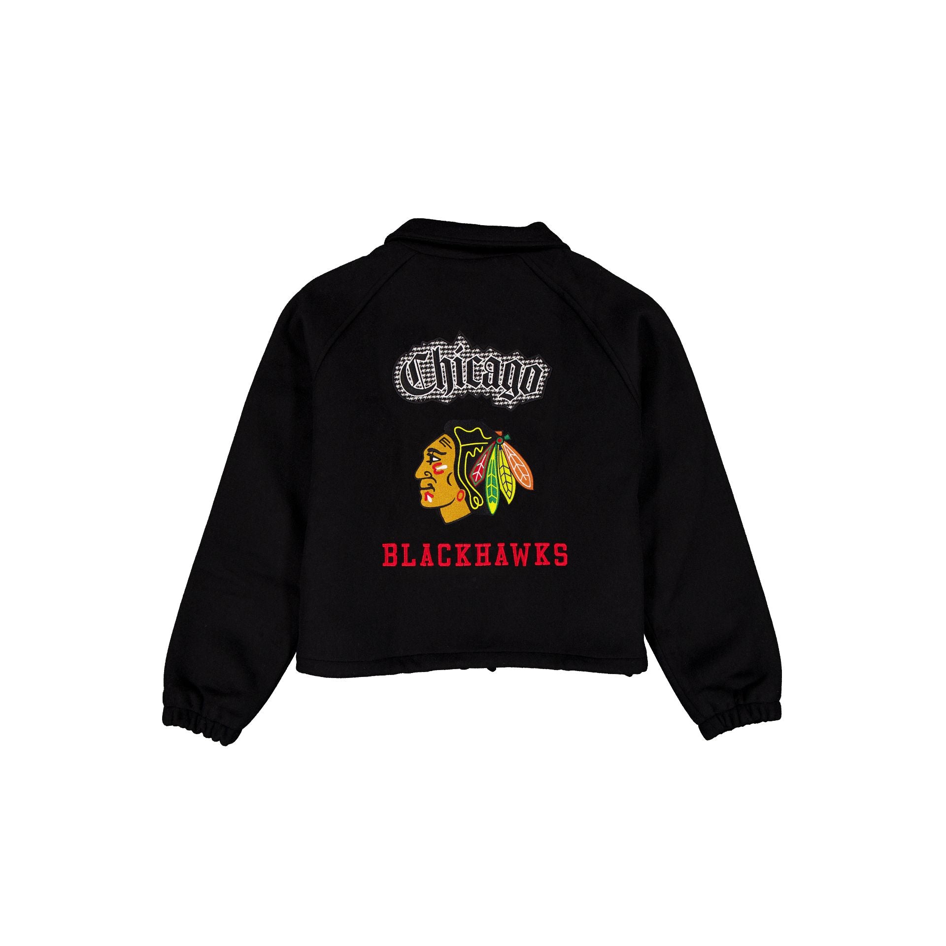 Chicago Blackhawks Women's Cropped Wool Jacket