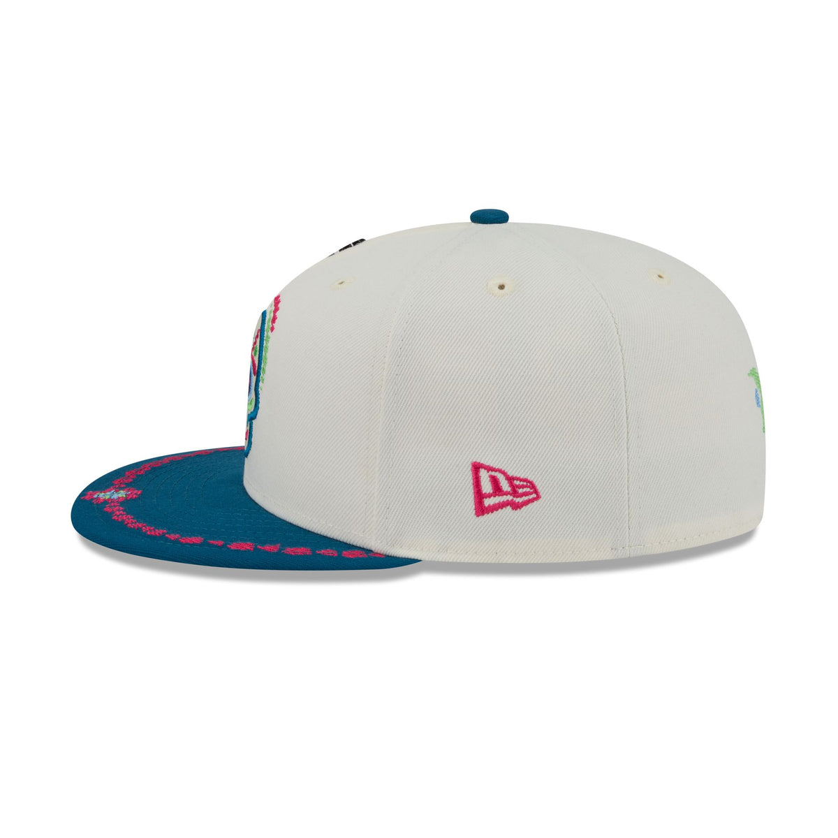 New Era Cap Day of the Dead Chrome White 59FIFTY Fitted Hat