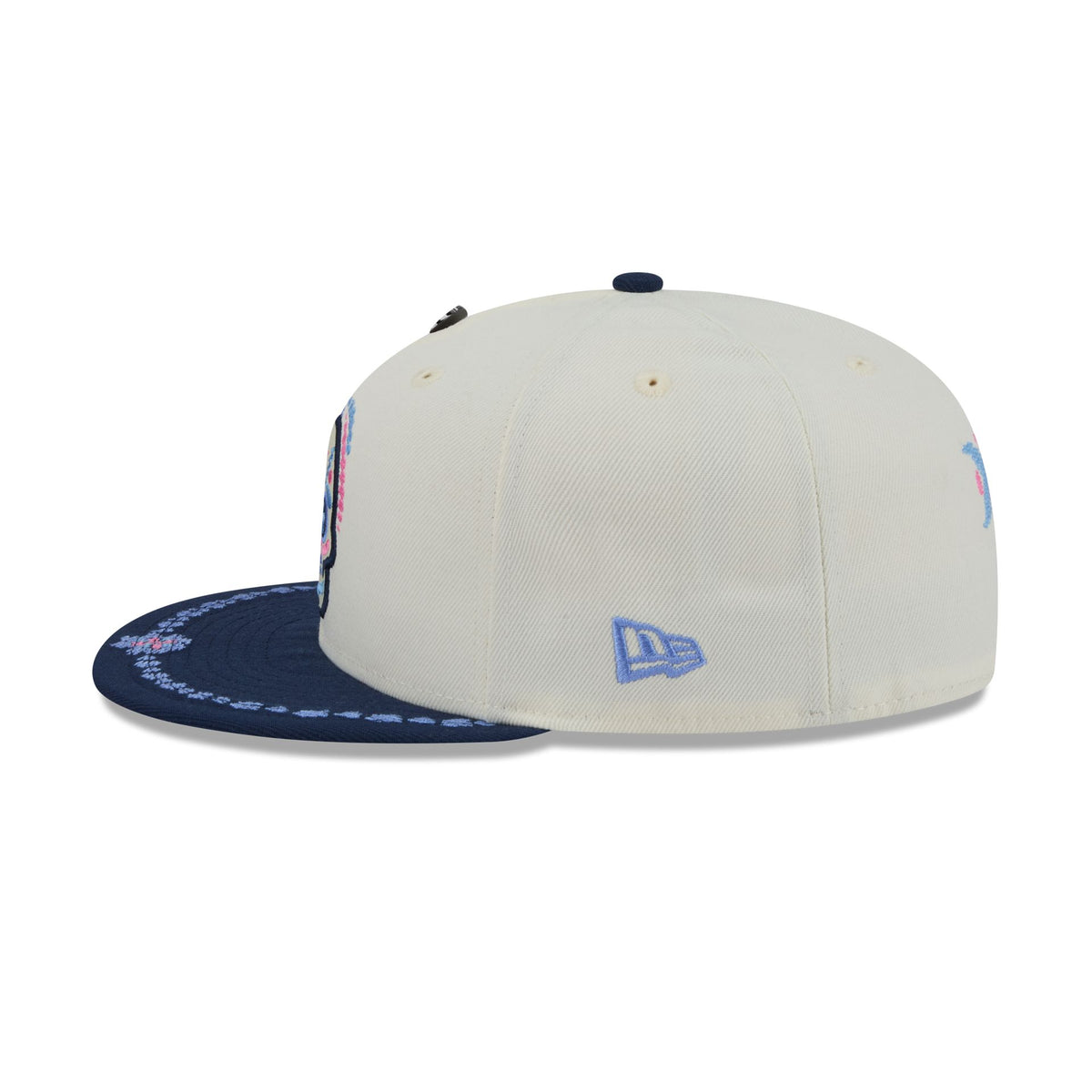 Dallas Cowboys Day of the Dead Chrome White 59FIFTY Fitted Hat
