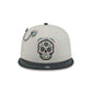 Las Vegas Raiders Day of the Dead Chrome White 59FIFTY Fitted Hat