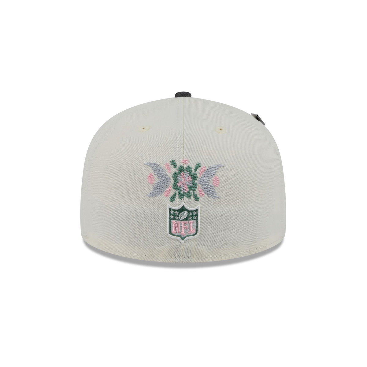 Las Vegas Raiders Day of the Dead Chrome White 59FIFTY Fitted Hat