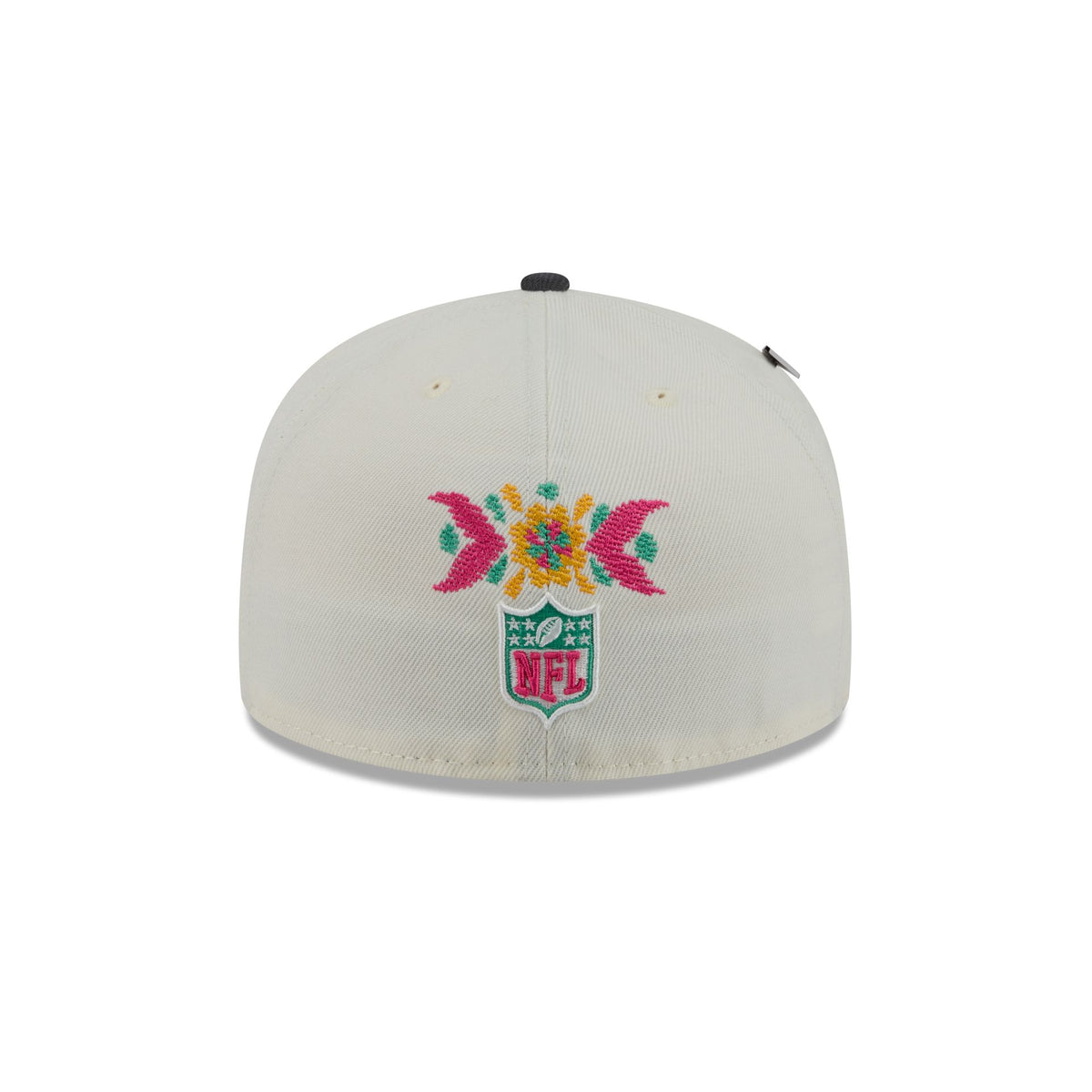 Pittsburgh Steelers Day of the Dead Chrome White 59FIFTY Fitted Hat
