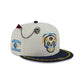 Golden State Warriors Day of the Dead Chrome White 59FIFTY Fitted Hat