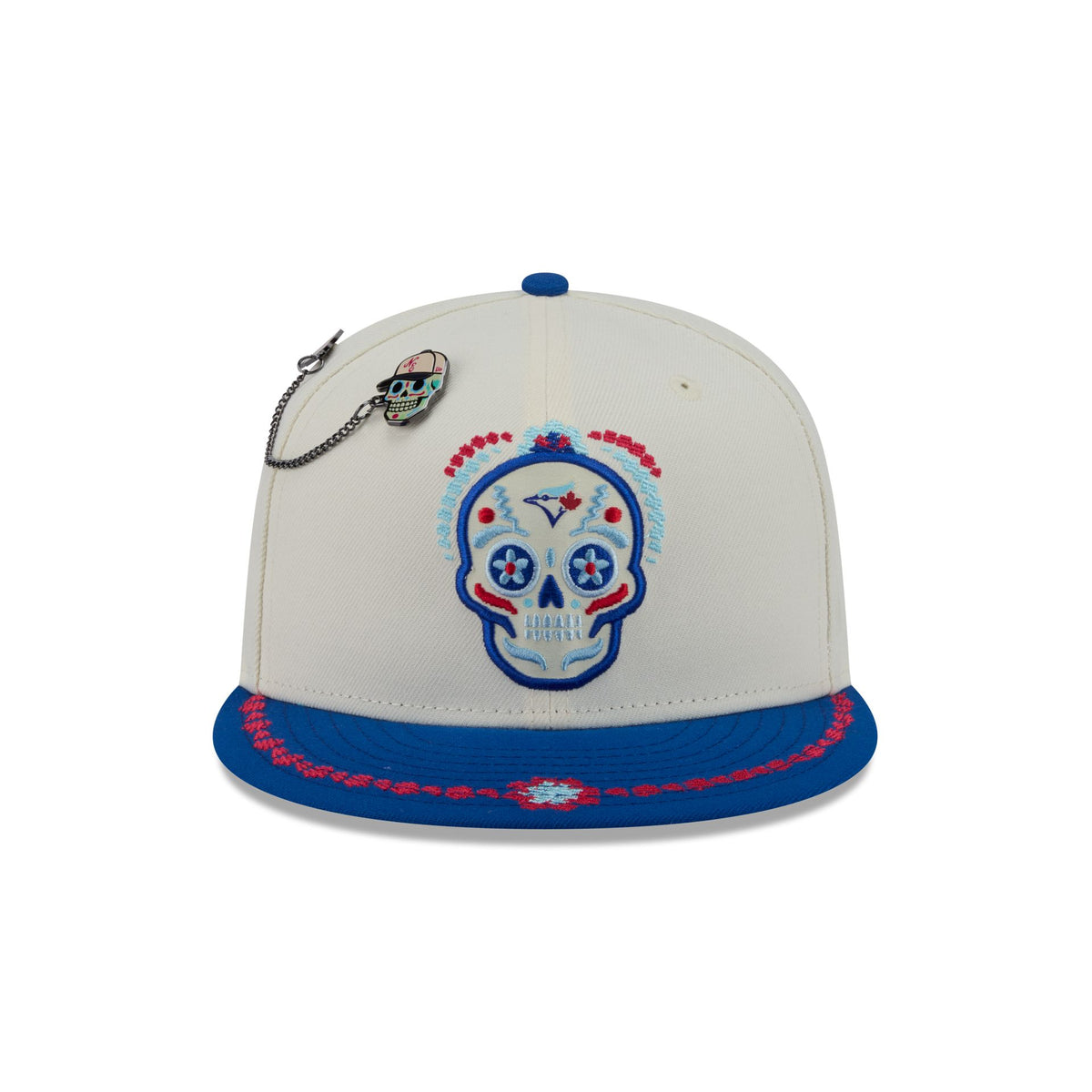 Toronto Blue Jays Day of the Dead Chrome White 59FIFTY Fitted Hat