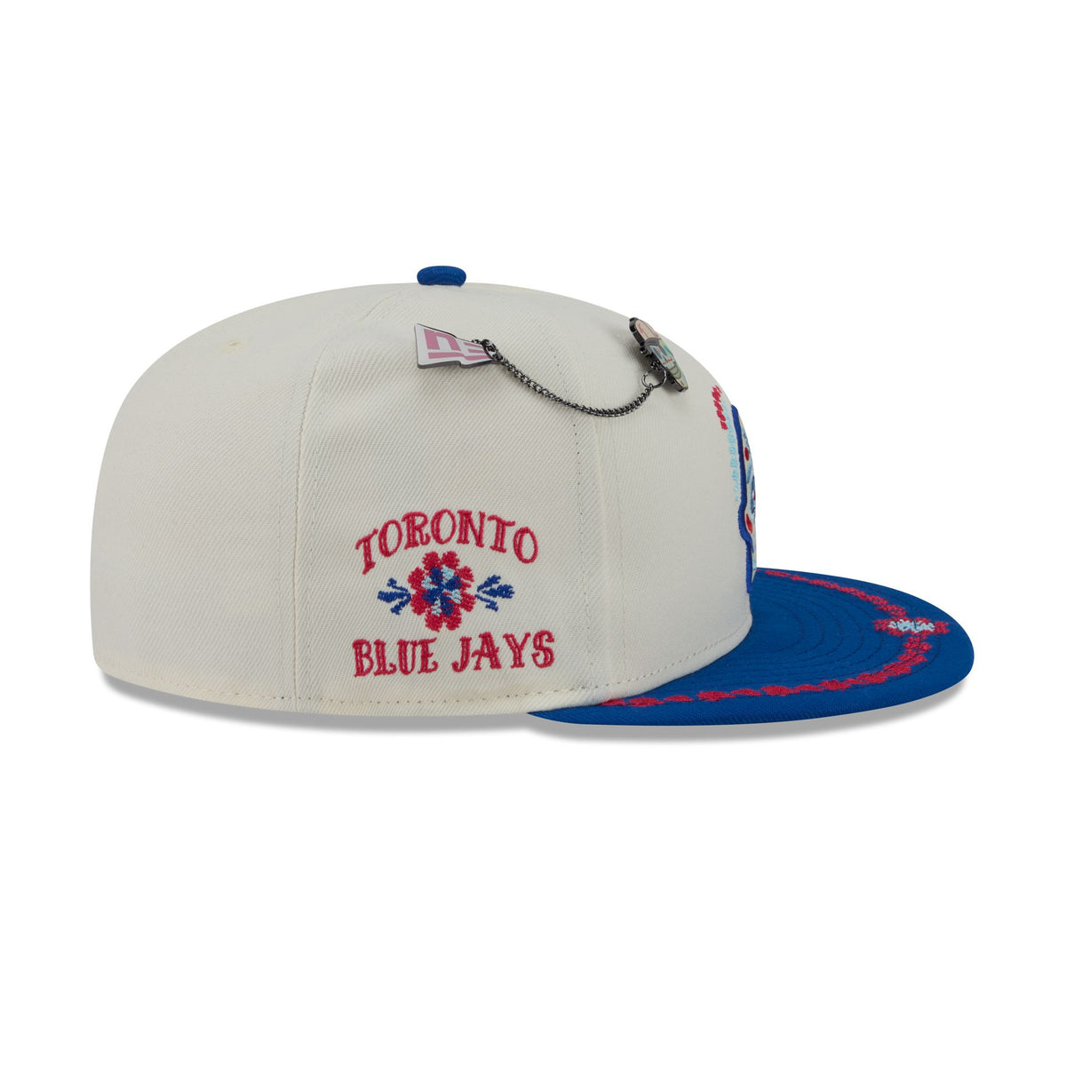Toronto Blue Jays Day of the Dead Chrome White 59FIFTY Fitted Hat