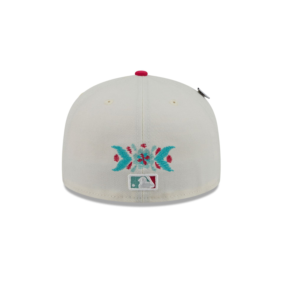 Los Angeles Angels Day of the Dead Chrome White 59FIFTY Fitted Hat
