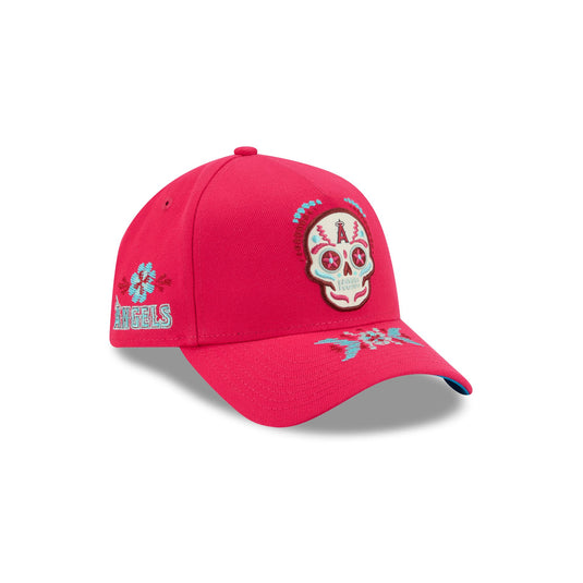 Los Angeles Angels Day of the Dead 9FORTY A-Frame Snapback Hat