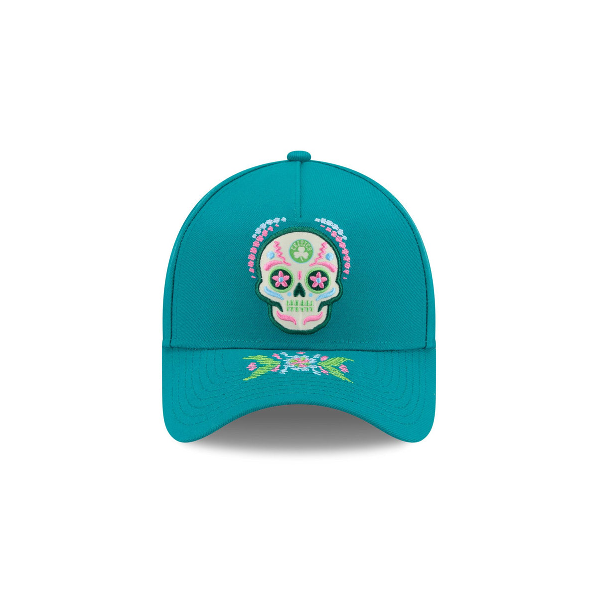 Boston Celtics Day of the Dead 9FORTY A-Frame Snapback Hat