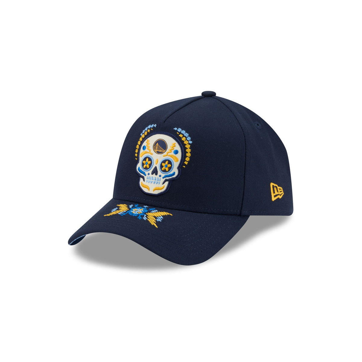 Golden State Warriors Day of the Dead 9FORTY A-Frame Snapback Hat