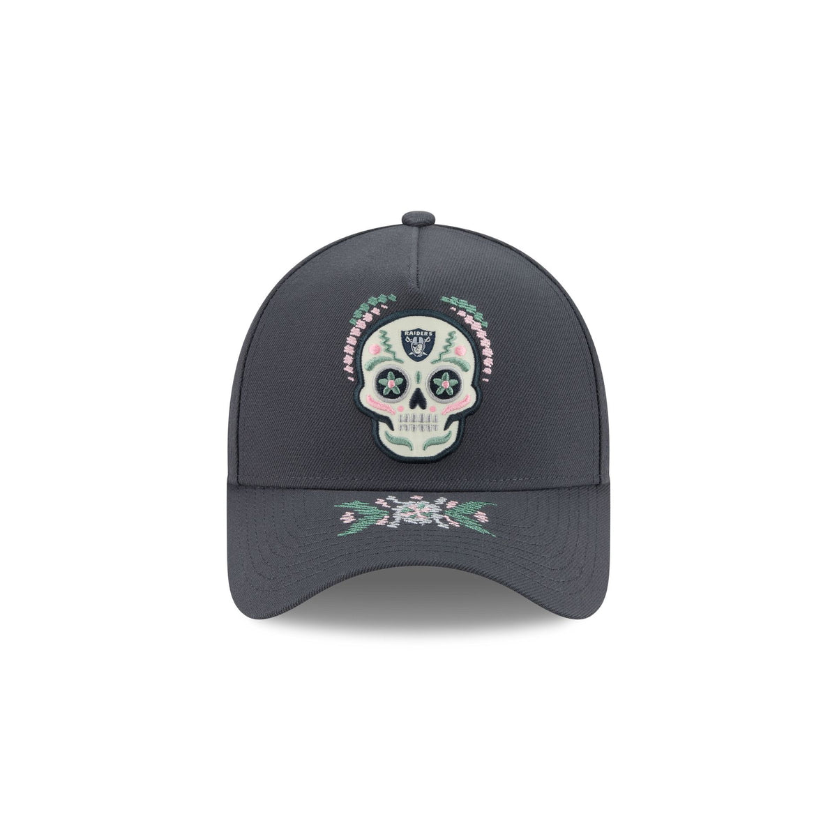 Las Vegas Raiders Day of the Dead 9FORTY A-Frame Snapback Hat
