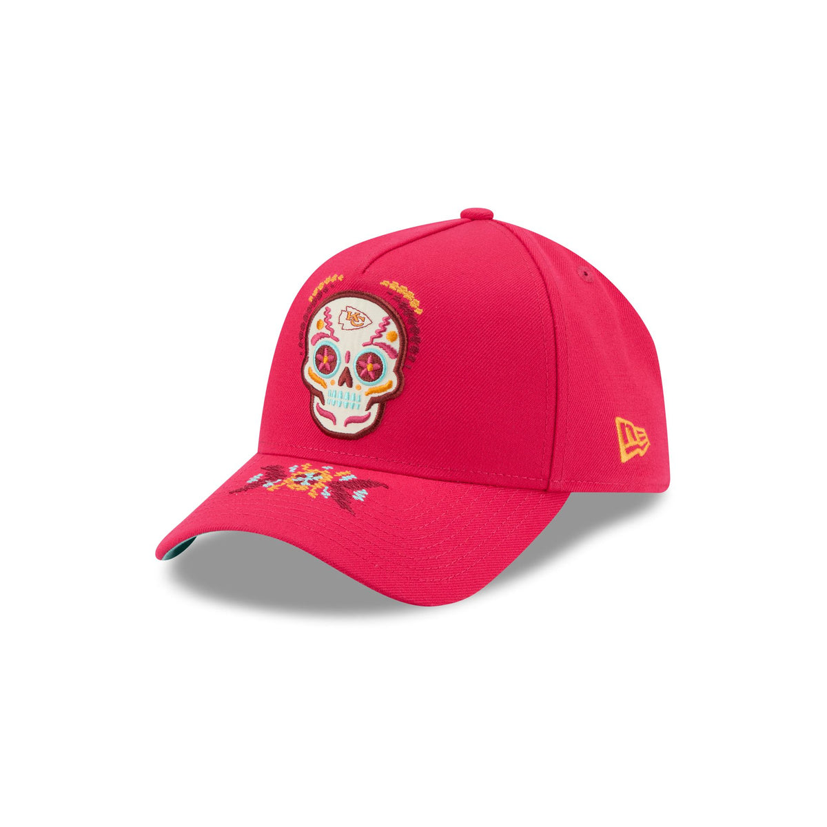 Kansas City Chiefs Day of the Dead 9FORTY A-Frame Snapback Hat