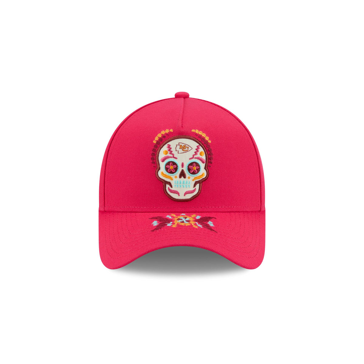 Kansas City Chiefs Day of the Dead 9FORTY A-Frame Snapback Hat