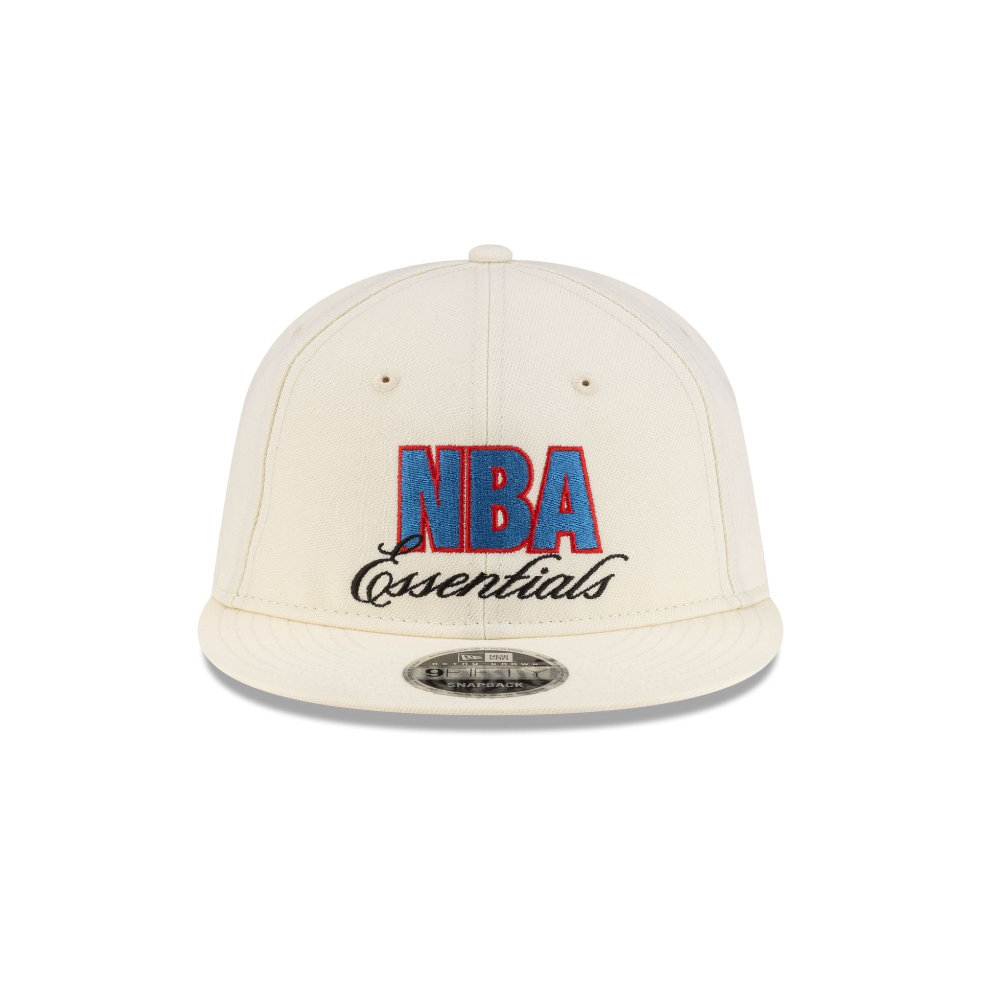 Fear of God Essentials NBA Chrome White Retro Crown 9FIFTY Snapback Hat