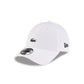 New Era Cap x Lacoste Optic White 9FORTY Adjustable Hat