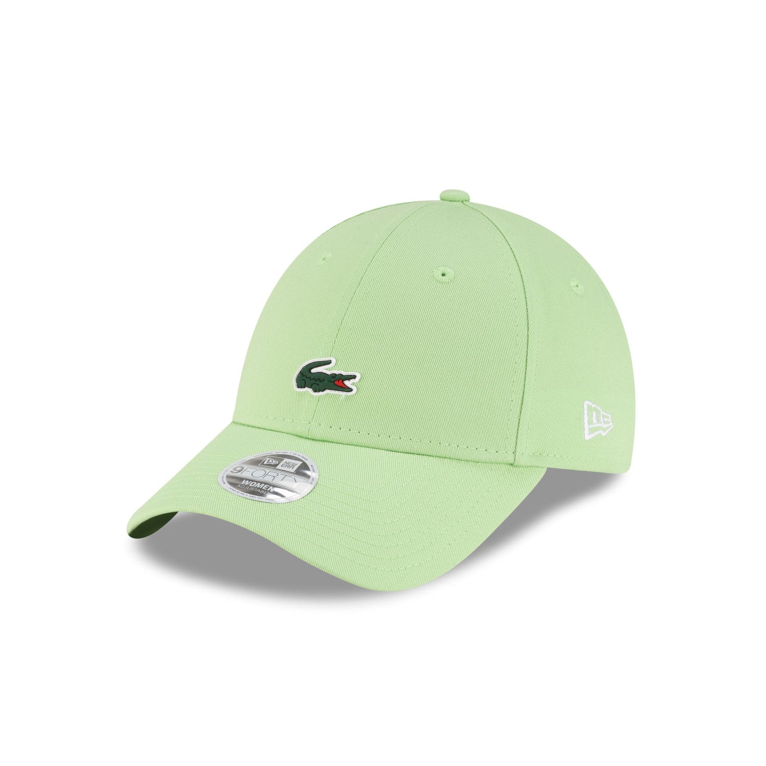 New Era Cap x Lacoste Bright Green Women's 9FORTY Adjustable Hat
