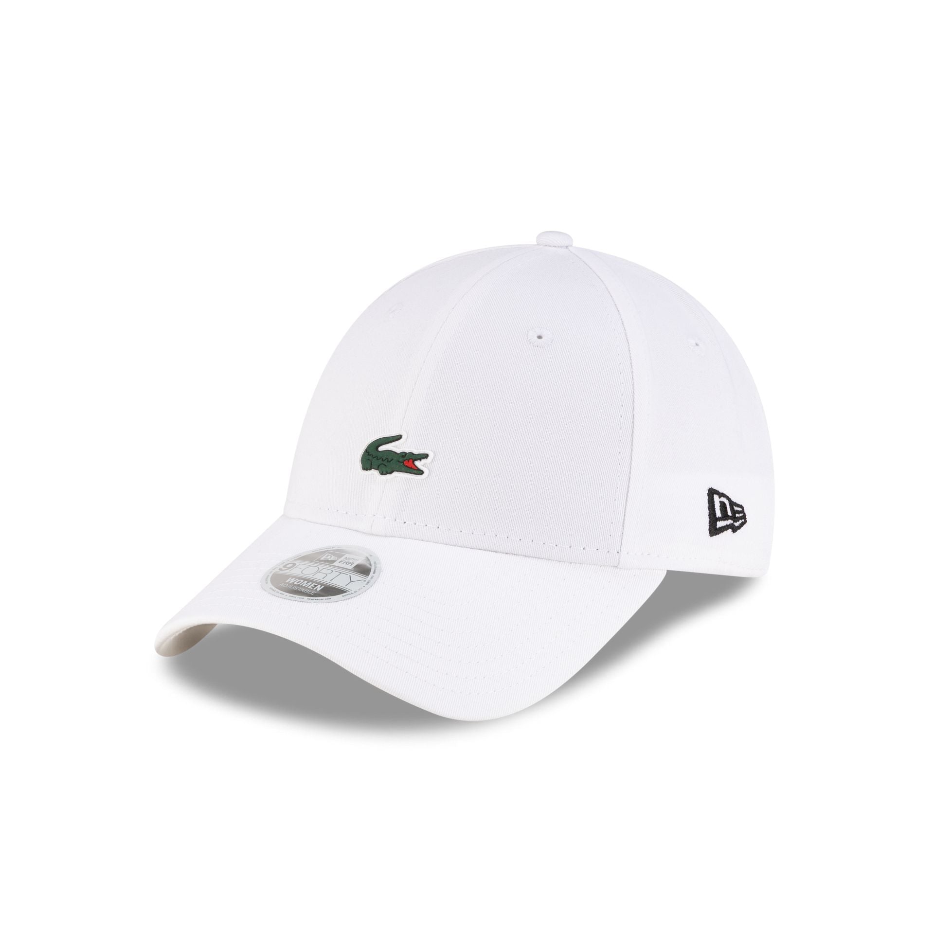New Era Cap x Lacoste Optic White Women's 9FORTY Adjustable Hat