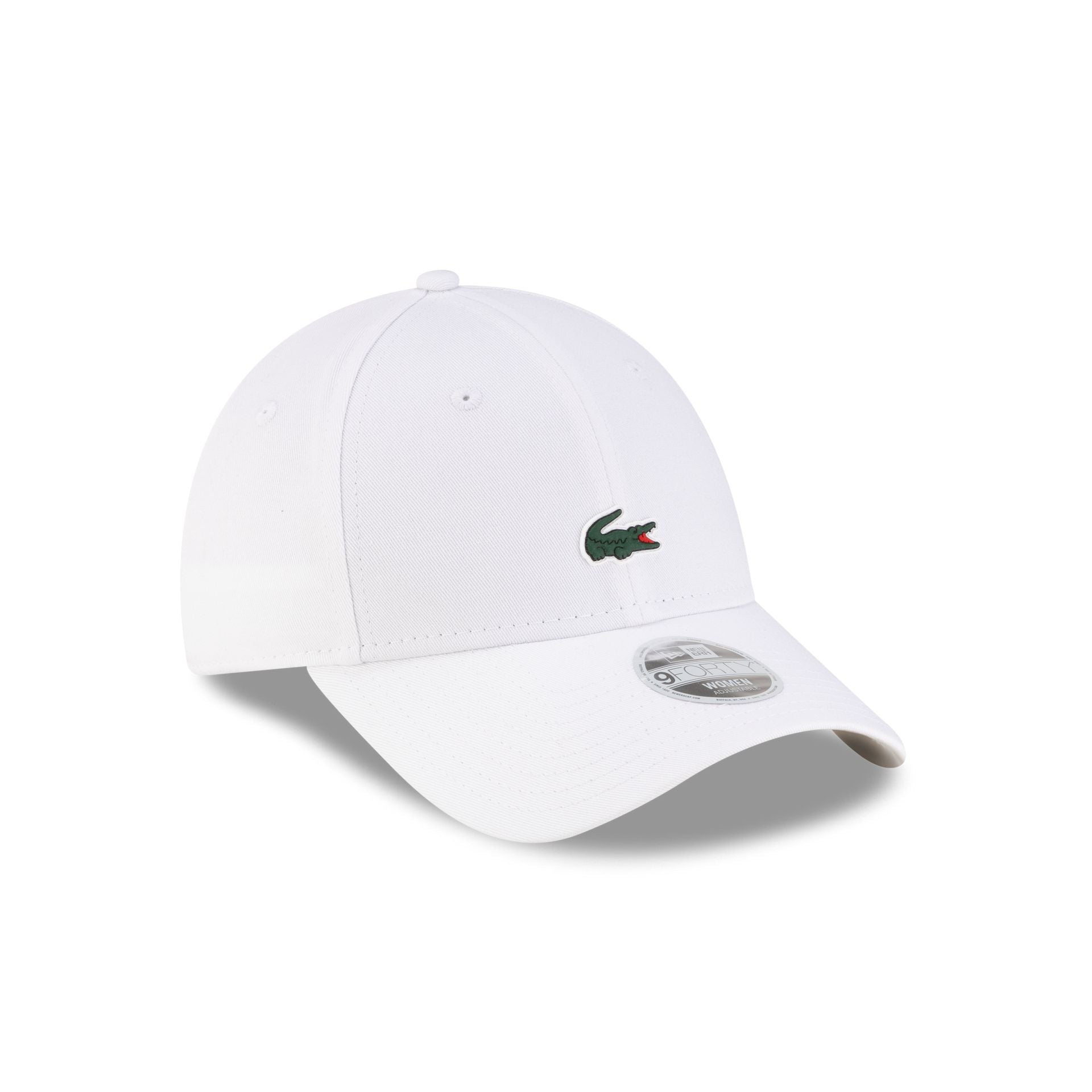 New Era Cap x Lacoste Optic White Women's 9FORTY Adjustable Hat