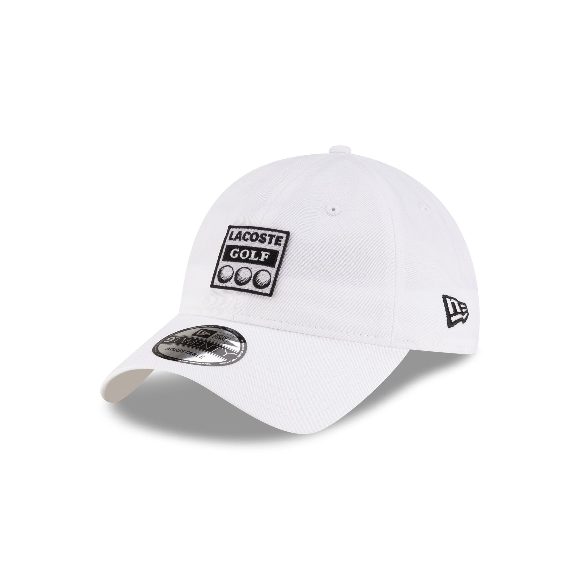 New Era Cap x Lacoste Ball Optic White 9TWENTY Adjustable Hat