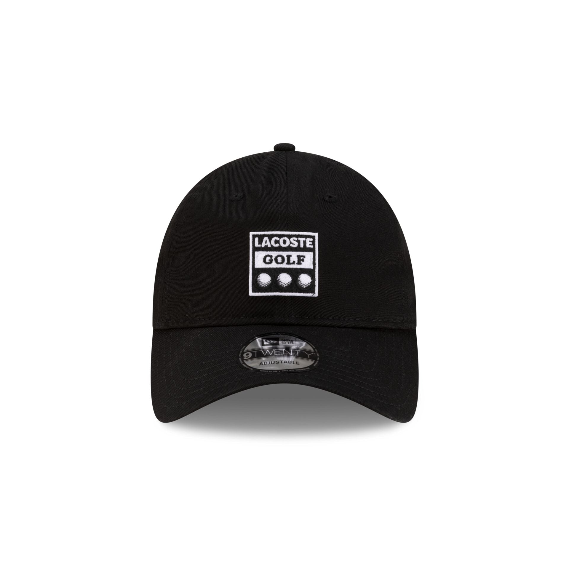 New Era Cap x Lacoste Ball Black 9TWENTY Adjustable Hat