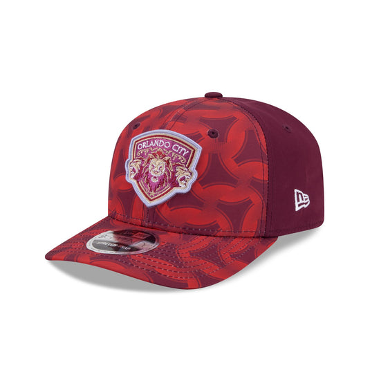 Orlando City SC 2026 Jersey Hook Red 9SEVENTY Stretch-Snap Hat - New Era Cap